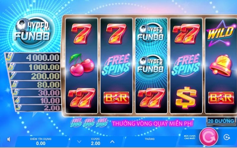 Cách tham gia chơi slot game Fun88 đơn giản nhanh chóng